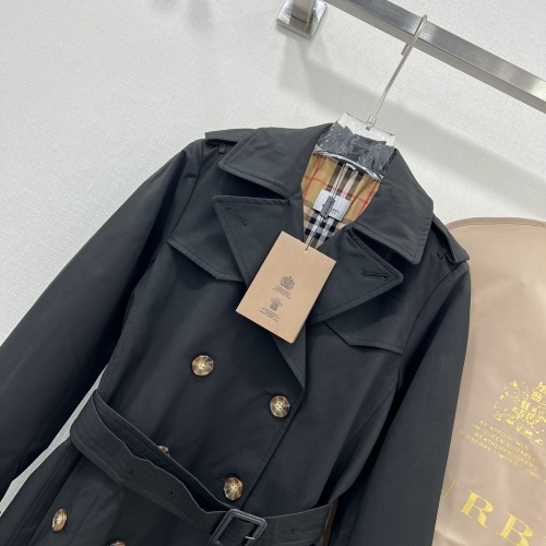 Replica Burberry Trench Coat Long Sleeved For Women #1228489 $170.00 USD for Wholesale