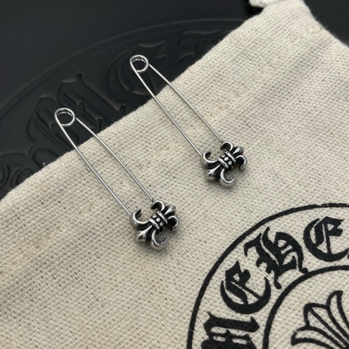 Replica Chrome Hearts Earrings For Women #1228517 $32.00 USD for Wholesale