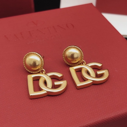 Replica Dolce & Gabbana D&G Earrings For Women #1228544 $27.00 USD for Wholesale