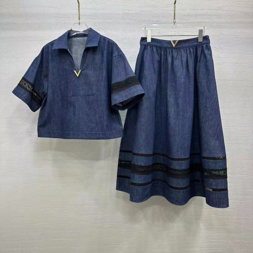 Replica Valentino Tracksuits Short Sleeved For Women #1228580, $140.00 USD, [ITEM#1228580], Replica Valentino Tracksuits outlet from China