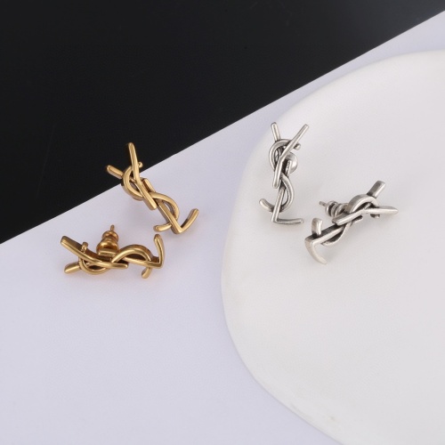 Replica Yves Saint Laurent YSL Earrings For Women #1228595 $25.00 USD for Wholesale