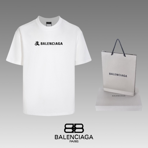 Replica Balenciaga T-Shirts Short Sleeved For Unisex #1228741, $39.00 USD, [ITEM#1228741], Replica Balenciaga T-Shirts outlet from China