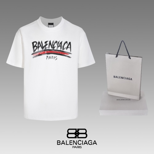 Replica Balenciaga T-Shirts Short Sleeved For Unisex #1228757, $39.00 USD, [ITEM#1228757], Replica Balenciaga T-Shirts outlet from China