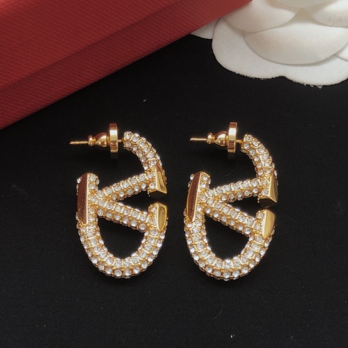 Replica Valentino Earrings For Women #1228981 $34.00 USD for Wholesale