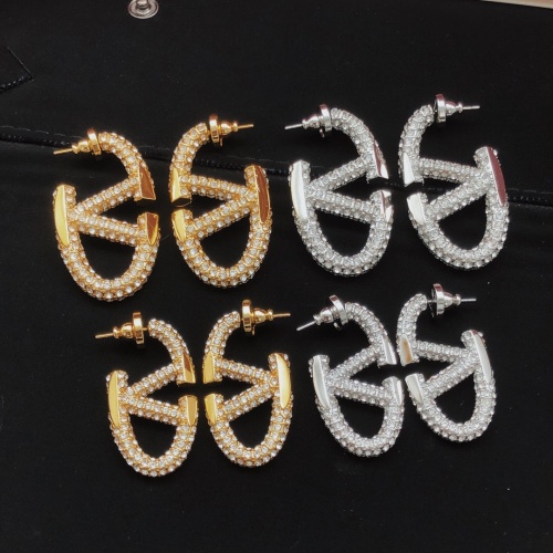 Replica Valentino Earrings For Women #1228981 $34.00 USD for Wholesale