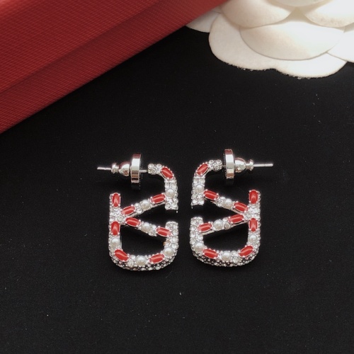 Replica Valentino Earrings For Women #1228986 $32.00 USD for Wholesale