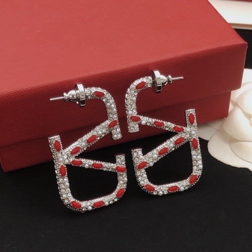 Replica Valentino Earrings For Women #1228988 $36.00 USD for Wholesale