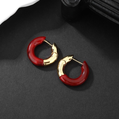 Replica Bottega Veneta Earrings For Women #1229352 $25.00 USD for Wholesale