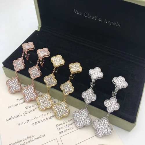 Replica Van Cleef & Arpels Earrings For Women #1229464 $38.00 USD for Wholesale