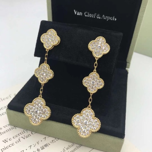 Replica Van Cleef &amp; Arpels Earrings For Women #1229465, $38.00 USD, [ITEM#1229465], Replica Van Cleef &amp; Arpels Earrings outlet from China