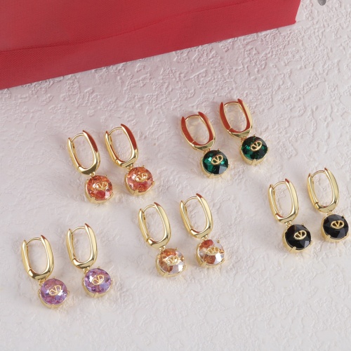 Replica Valentino Earrings For Women #1229840 $27.00 USD for Wholesale