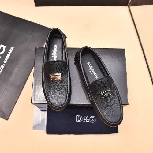 Replica Dolce &amp; Gabbana D&amp;G Leather Shoes For Men #1230282, $80.00 USD, [ITEM#1230282], Replica Dolce &amp; Gabbana D&amp;G Leather Shoes outlet from China