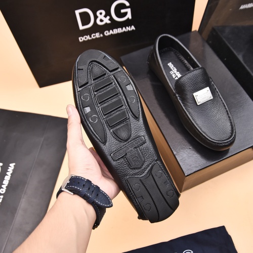 Replica Dolce & Gabbana D&G Leather Shoes For Men #1230282 $80.00 USD for Wholesale