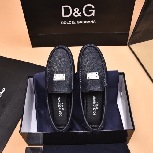 Replica Dolce & Gabbana D&G Leather Shoes For Men #1230284 $80.00 USD for Wholesale