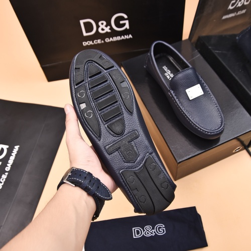 Replica Dolce & Gabbana D&G Leather Shoes For Men #1230284 $80.00 USD for Wholesale