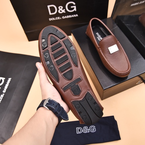 Replica Dolce & Gabbana D&G Leather Shoes For Men #1230286 $80.00 USD for Wholesale