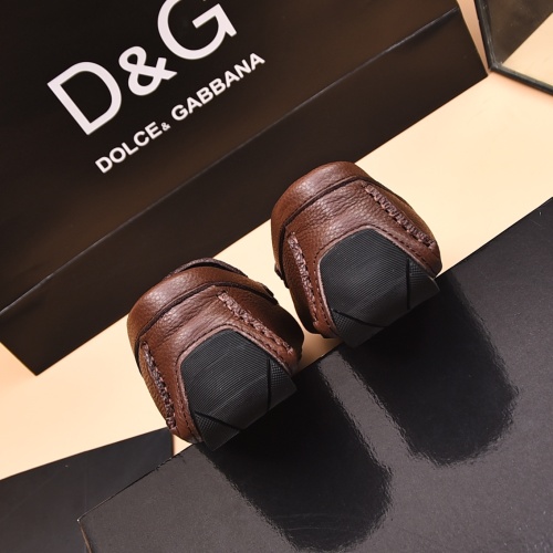 Replica Dolce & Gabbana D&G Leather Shoes For Men #1230286 $80.00 USD for Wholesale