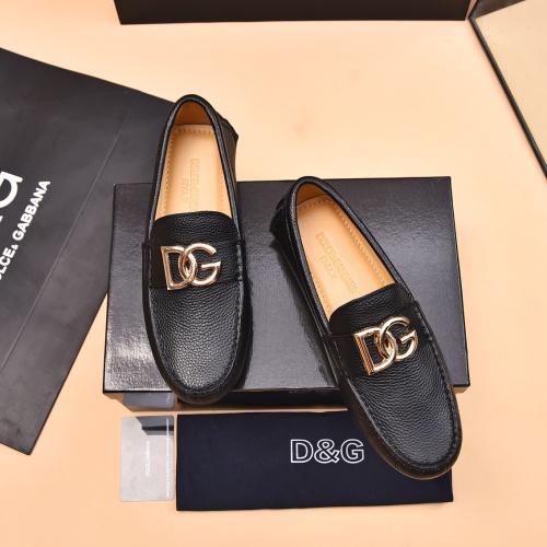 Replica Dolce &amp; Gabbana D&amp;G Leather Shoes For Men #1230291, $80.00 USD, [ITEM#1230291], Replica Dolce &amp; Gabbana D&amp;G Leather Shoes outlet from China