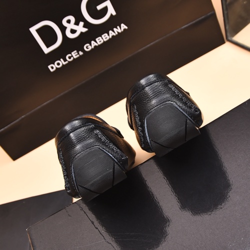 Replica Dolce & Gabbana D&G Leather Shoes For Men #1230291 $80.00 USD for Wholesale