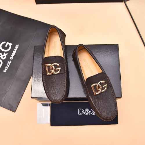 Replica Dolce &amp; Gabbana D&amp;G Leather Shoes For Men #1230293, $80.00 USD, [ITEM#1230293], Replica Dolce &amp; Gabbana D&amp;G Leather Shoes outlet from China