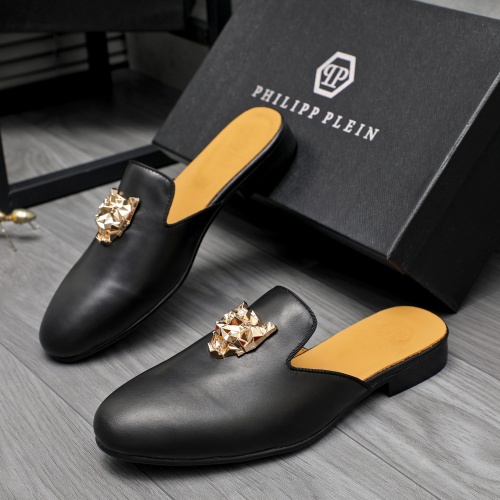 Replica Philipp Plein PP Slippers For Men #1230350 $72.00 USD for Wholesale