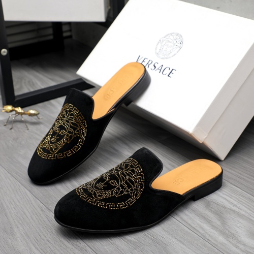 Replica Versace Slippers For Men #1230352 $72.00 USD for Wholesale