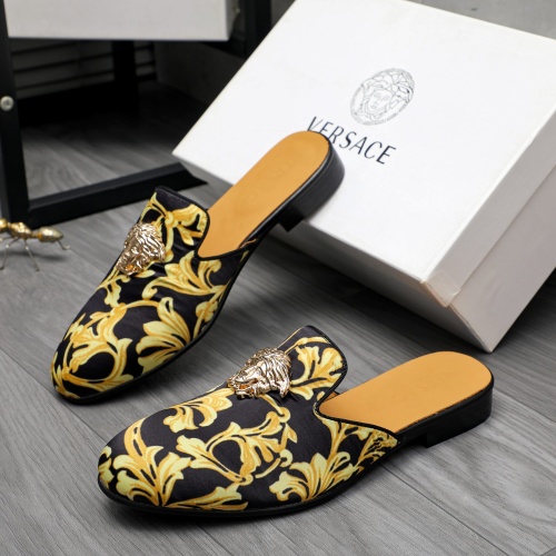 Replica Versace Slippers For Men #1230354 $72.00 USD for Wholesale