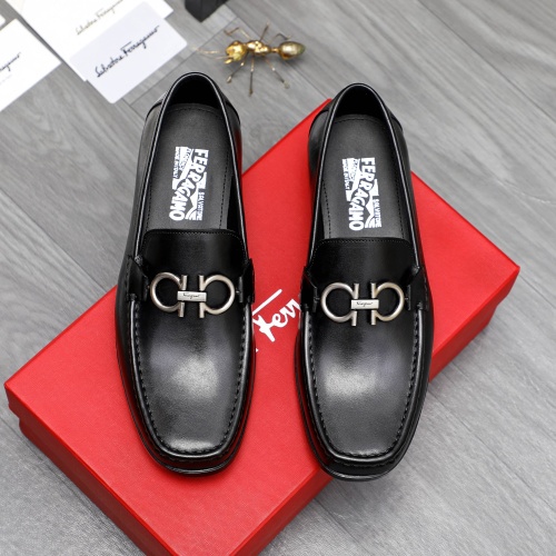 Replica Salvatore Ferragamo Leather Shoes For Men #1230363, $82.00 USD, [ITEM#1230363], Replica Salvatore Ferragamo Leather Shoes outlet from China