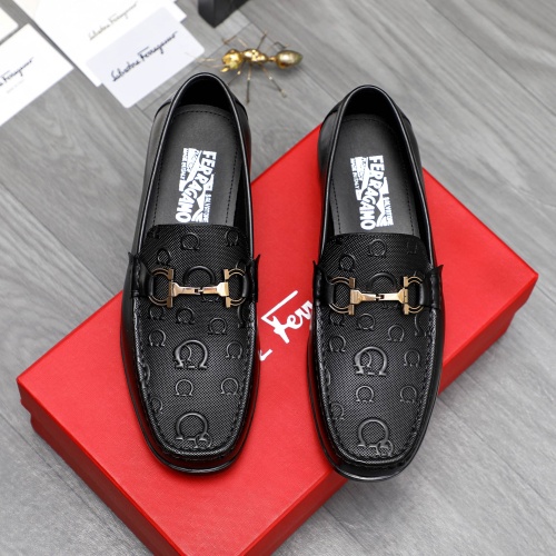 Replica Salvatore Ferragamo Leather Shoes For Men #1230369, $82.00 USD, [ITEM#1230369], Replica Salvatore Ferragamo Leather Shoes outlet from China