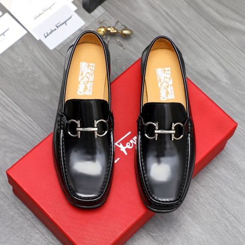 Replica Salvatore Ferragamo Leather Shoes For Men #1230370, $82.00 USD, [ITEM#1230370], Replica Salvatore Ferragamo Leather Shoes outlet from China