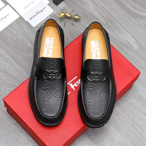 Replica Salvatore Ferragamo Leather Shoes For Men #1230372, $88.00 USD, [ITEM#1230372], Replica  outlet from China