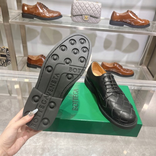 Replica Bottega Veneta BV Leather Shoes For Men #1230521 $150.00 USD for Wholesale