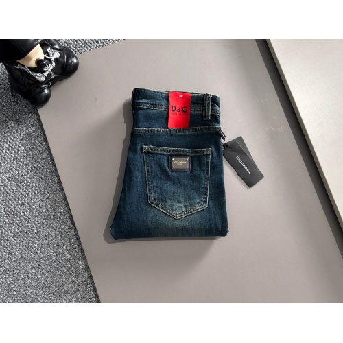 Replica Dolce &amp; Gabbana D&amp;G Jeans For Men #1230674, $80.00 USD, [ITEM#1230674], Replica Dolce &amp; Gabbana D&amp;G Jeans outlet from China