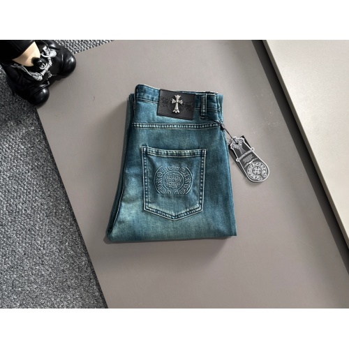 Replica Chrome Hearts Jeans For Men #1230675, $80.00 USD, [ITEM#1230675], Replica Chrome Hearts Jeans outlet from China