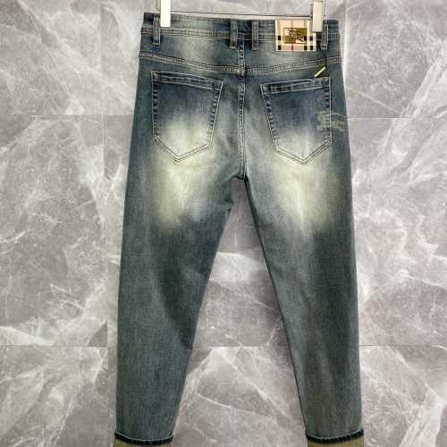 Replica Burberry Jeans For Men #1230698 $76.00 USD for Wholesale