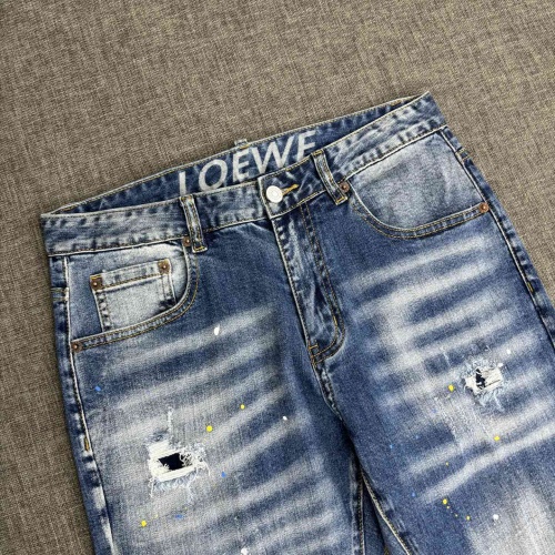 Replica LOEWE Jeans For Men #1230713 $85.00 USD for Wholesale