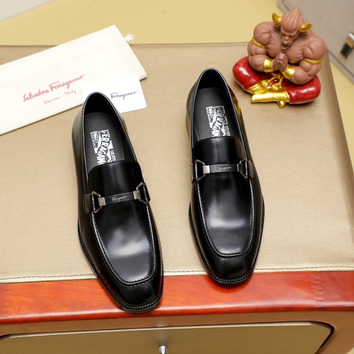 Replica Salvatore Ferragamo Leather Shoes For Men #1230744, $85.00 USD, [ITEM#1230744], Replica Salvatore Ferragamo Leather Shoes outlet from China