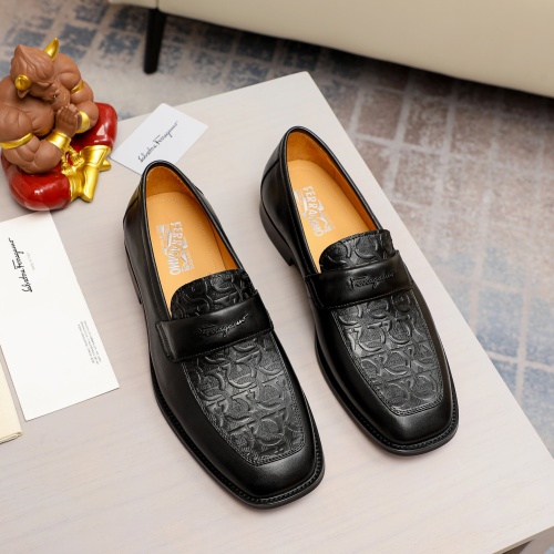 Replica Salvatore Ferragamo Leather Shoes For Men #1230746, $85.00 USD, [ITEM#1230746], Replica Salvatore Ferragamo Leather Shoes outlet from China