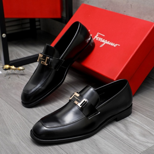 Replica Salvatore Ferragamo Leather Shoes For Men #1230817, $82.00 USD, [ITEM#1230817], Replica Salvatore Ferragamo Leather Shoes outlet from China