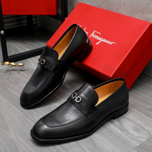 Replica Salvatore Ferragamo Leather Shoes For Men #1230846, $82.00 USD, [ITEM#1230846], Replica Salvatore Ferragamo Leather Shoes outlet from China