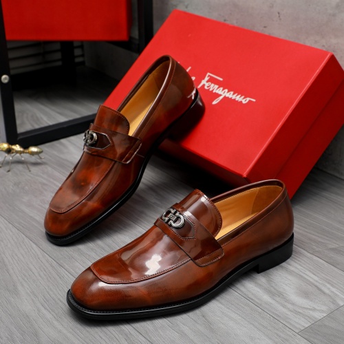 Replica Salvatore Ferragamo Leather Shoes For Men #1230848, $82.00 USD, [ITEM#1230848], Replica Salvatore Ferragamo Leather Shoes outlet from China