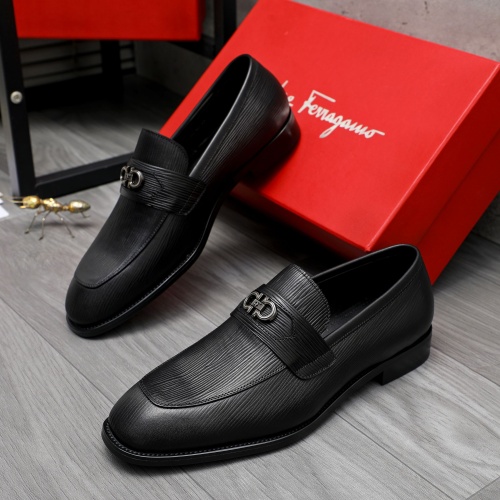 Replica Salvatore Ferragamo Leather Shoes For Men #1230849, $82.00 USD, [ITEM#1230849], Replica Salvatore Ferragamo Leather Shoes outlet from China