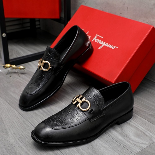 Replica Salvatore Ferragamo Leather Shoes For Men #1230851, $82.00 USD, [ITEM#1230851], Replica Salvatore Ferragamo Leather Shoes outlet from China