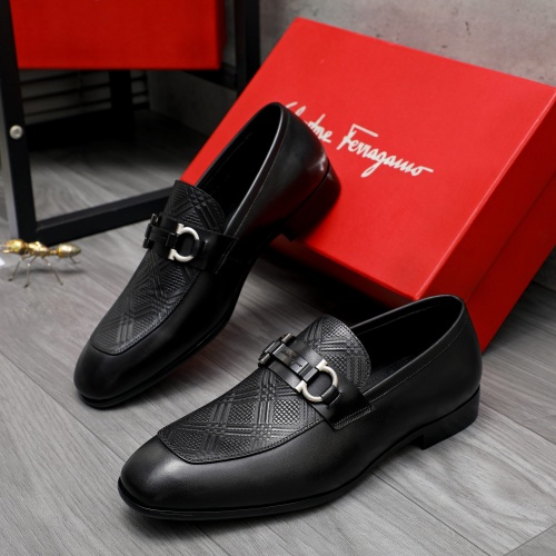 Replica Salvatore Ferragamo Leather Shoes For Men #1230852, $82.00 USD, [ITEM#1230852], Replica Salvatore Ferragamo Leather Shoes outlet from China