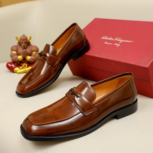 Replica Salvatore Ferragamo Leather Shoes For Men #1230863, $85.00 USD, [ITEM#1230863], Replica Salvatore Ferragamo Leather Shoes outlet from China