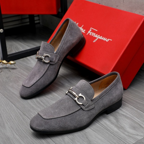 Replica Salvatore Ferragamo Leather Shoes For Men #1230898, $102.00 USD, [ITEM#1230898], Replica Salvatore Ferragamo Leather Shoes outlet from China