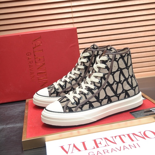 Replica Valentino High Tops Shoes For Men #1231004, $100.00 USD, [ITEM#1231004], Replica Valentino High Tops Shoes outlet from China