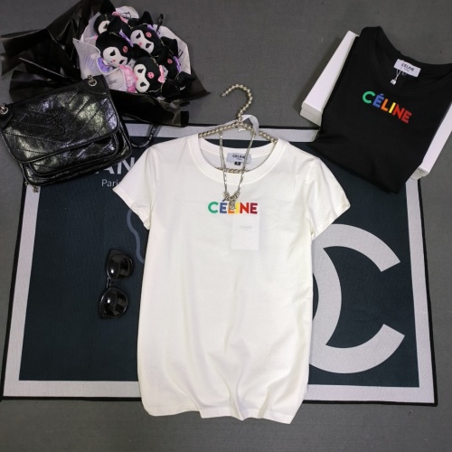 Replica Celine T-Shirts Short Sleeved For Women #1231020, $32.00 USD, [ITEM#1231020], Replica Celine T-Shirts outlet from China