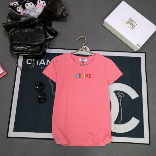 Replica Celine T-Shirts Short Sleeved For Women #1231021, $32.00 USD, [ITEM#1231021], Replica Celine T-Shirts outlet from China