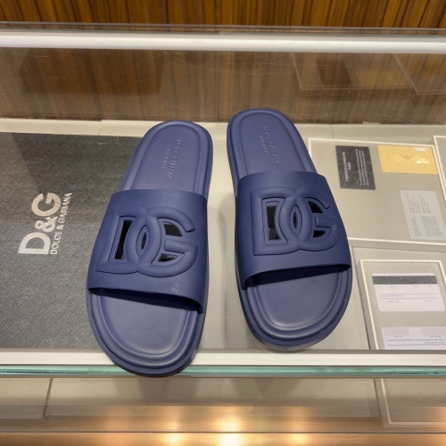 Replica Dolce &amp; Gabbana D&amp;G Slippers For Men #1231121, $48.00 USD, [ITEM#1231121], Replica Dolce &amp; Gabbana D&amp;G Slippers outlet from China